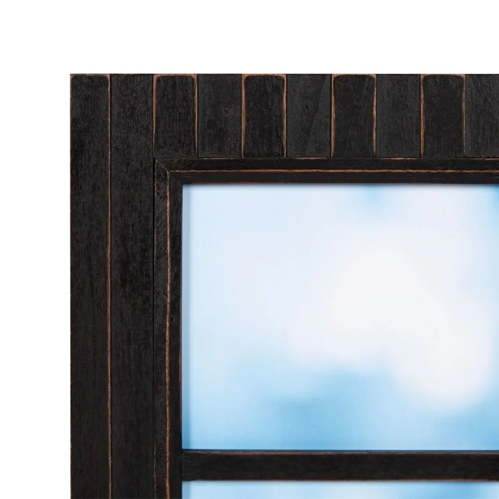 Mainstays 13X10 Timbermound Picture Frame ,Distressed Brown 2-Opening 5